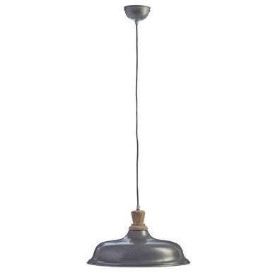 Small Pendant Light with Zinc Finish | Oslo