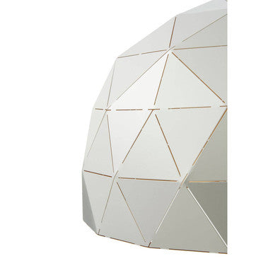 Mateo Small Silver Dome Pendant Light