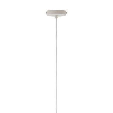 Mateo Medium White Dome Pendant Light