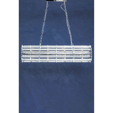 Karli Chrome Eight Bulb Pendant Light