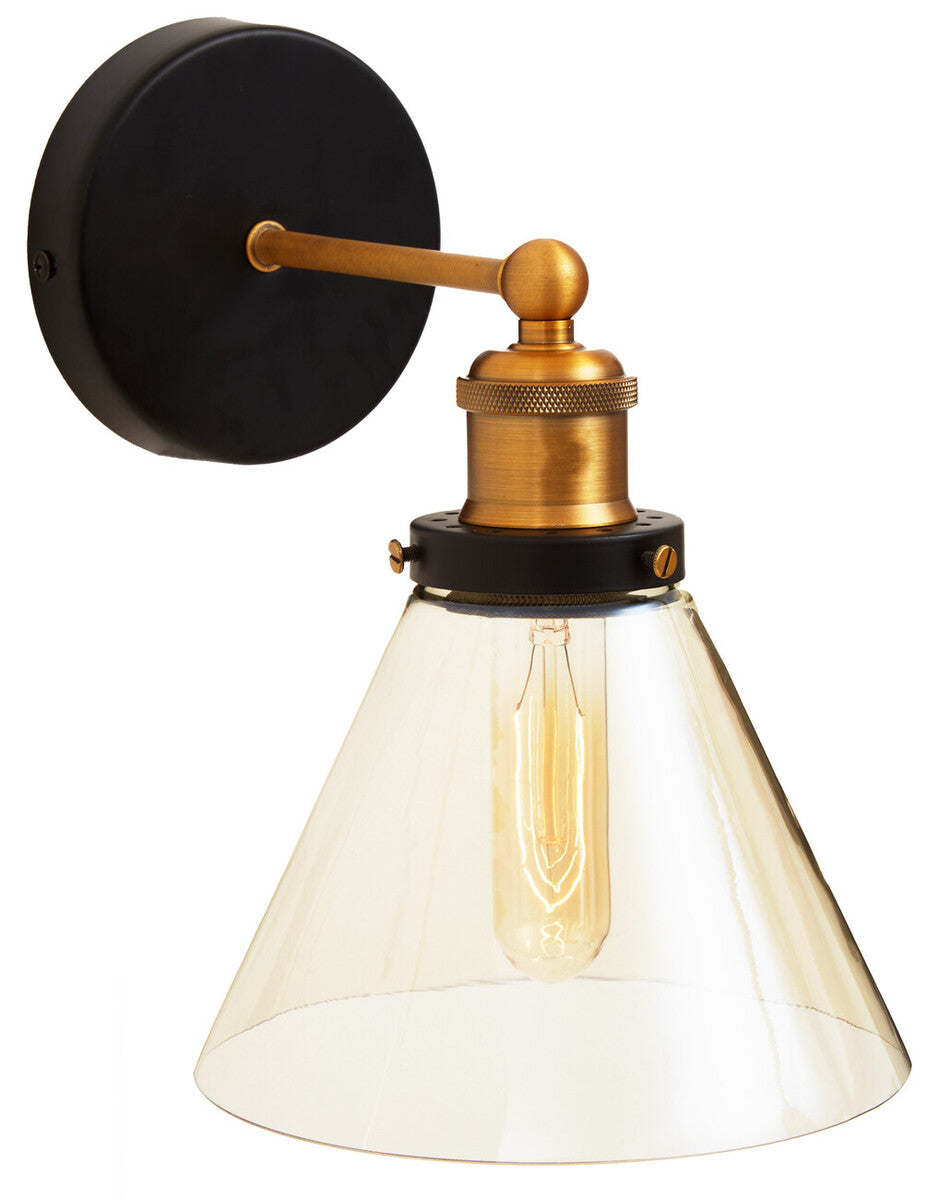 Trieste Matte Black Wall Light