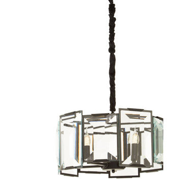 Black 6 Light Chandelier | Babylon