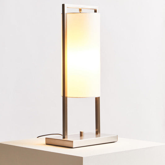 Atkins Nickel Finish Table Lamp