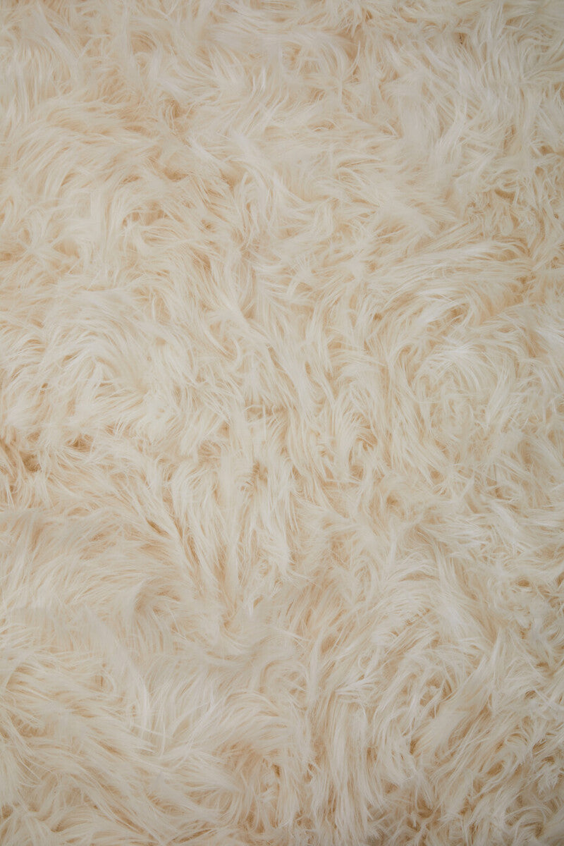 Bosie Cream Faux Fur Throw | Lamina