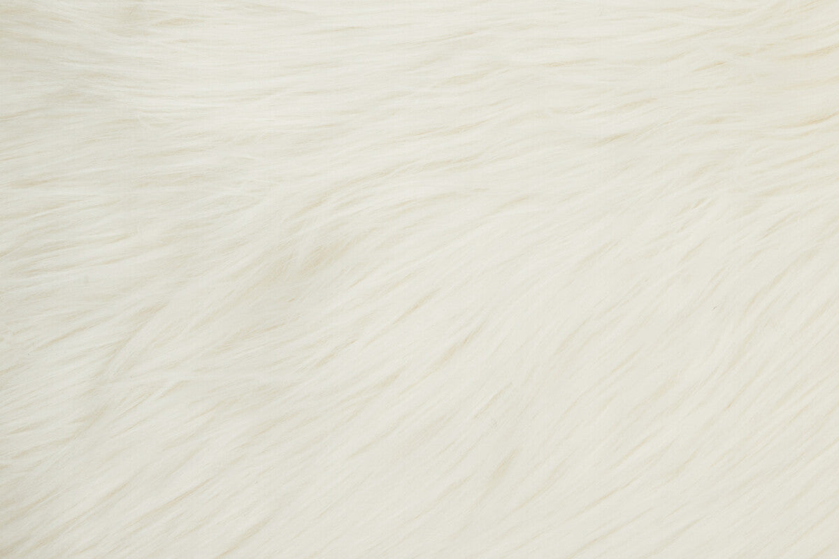 Bosie Lamina Cream Square Fur Cushion
