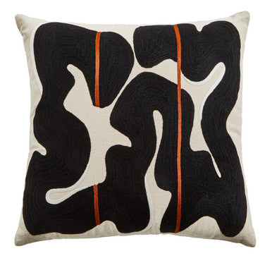 Black and Beige Cushion | Bosie Ozella