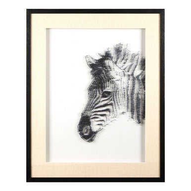 Zebra Sculpture Wall Art | Modello
