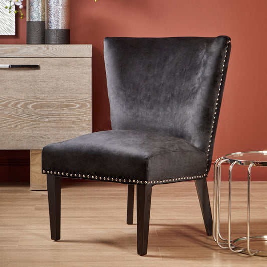 Kensington Townhouse Black Winged Dining Chair