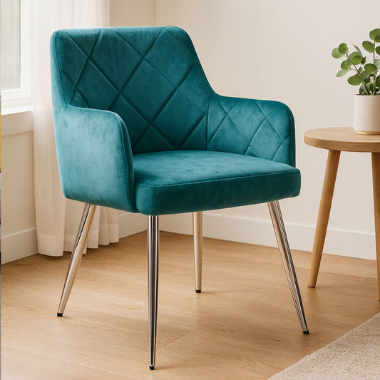 Tamzin Light Blue Splayed Dining Chair