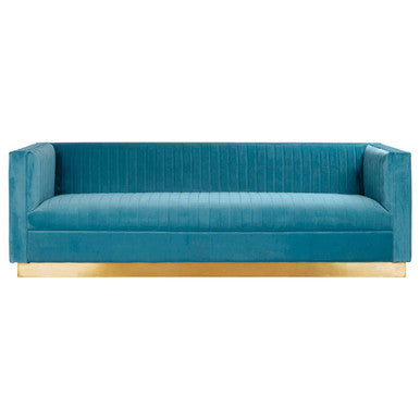 3 Seater Light Blue Sofa | Opal