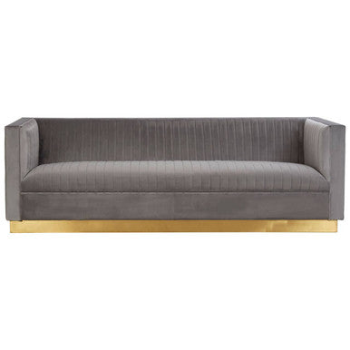 3 Seater Grey Sofa | Opal