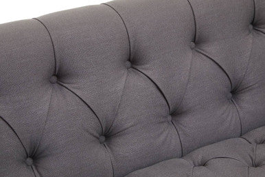 2 Seater Grey Fabric Sofa | Surina