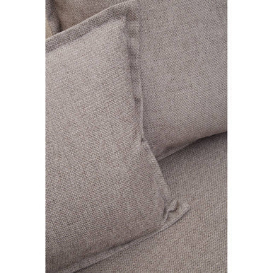 Avignon Grey Fabric 3 Seater Sofa with Cushions