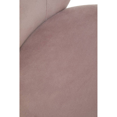 Dani Dusky Pink Velvet Dining Chair