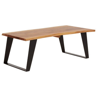 Surax Acacia Wood with Live Edge Coffee Table