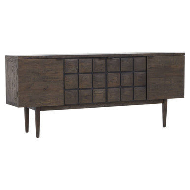 Lucca Recycled Dark Oak Wood Sideboard