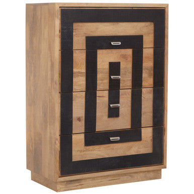 Mango Wood Chest of 4 Drawers | Salem
