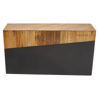 Ebony and Natural Console Table | Gabor
