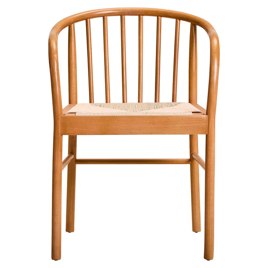 Cebu Natural Woven Rope and Beech Wood Chair