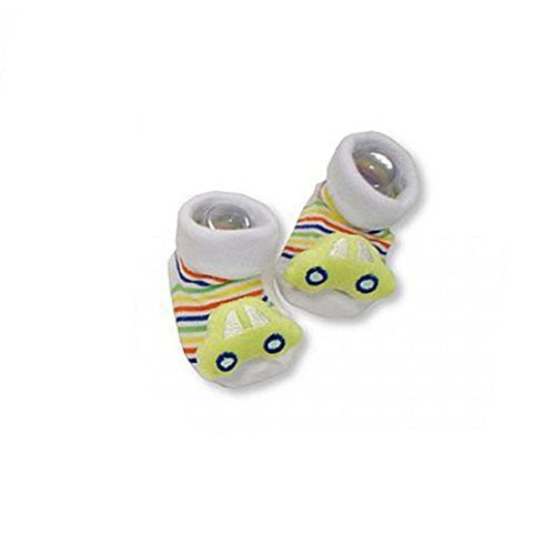 Bambino Cute Animale 3d Sonaglio Calzini Taglia 0 - 3 mesi Cars 0-3 mesi