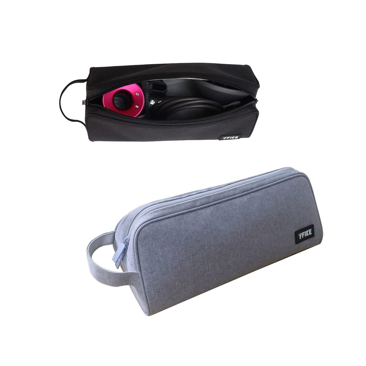Hosoncovy Double Layer Travel Case Carrying Case Storage Bag Protective Case for Dyson Supersonic Hair Dryer HD03/HD08 for Dyson Airwrap Styler and