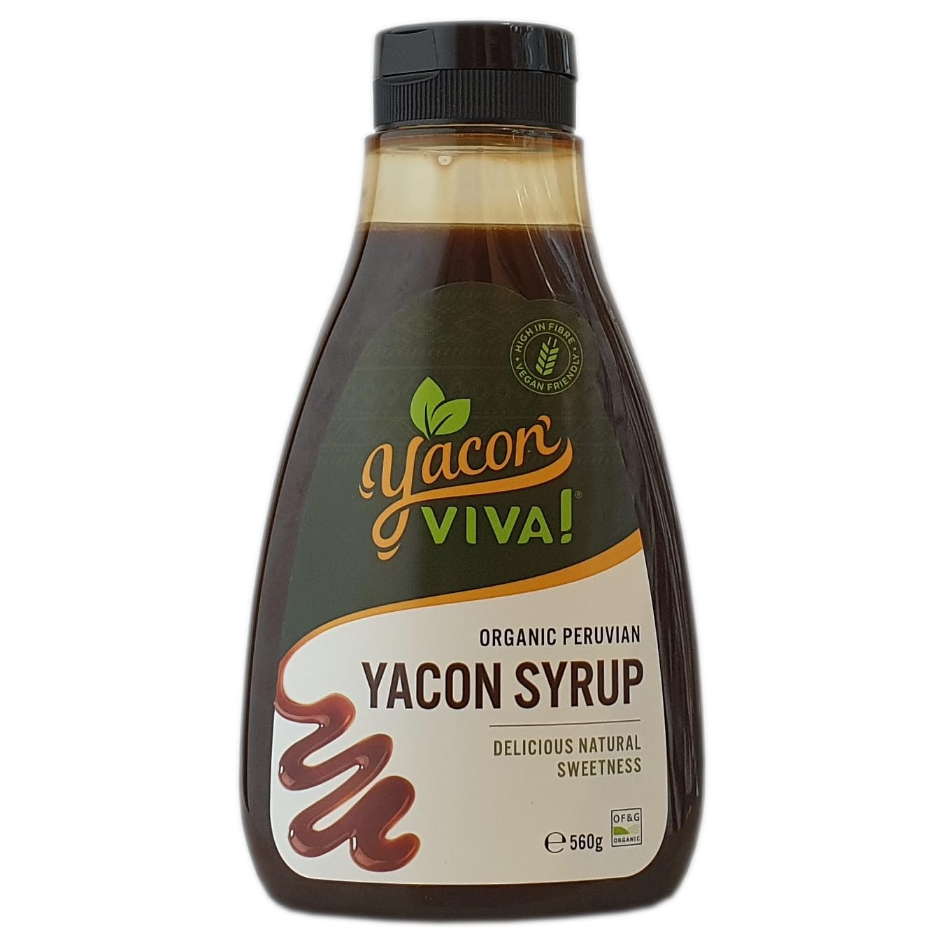 YaconViva! Organic Yacon Syrup 560g | 100% Natural Peruvian Superfood | Suitable for The Keto Diet, Diabetes, Vegan, & Vegetarians | Ultra Low GI