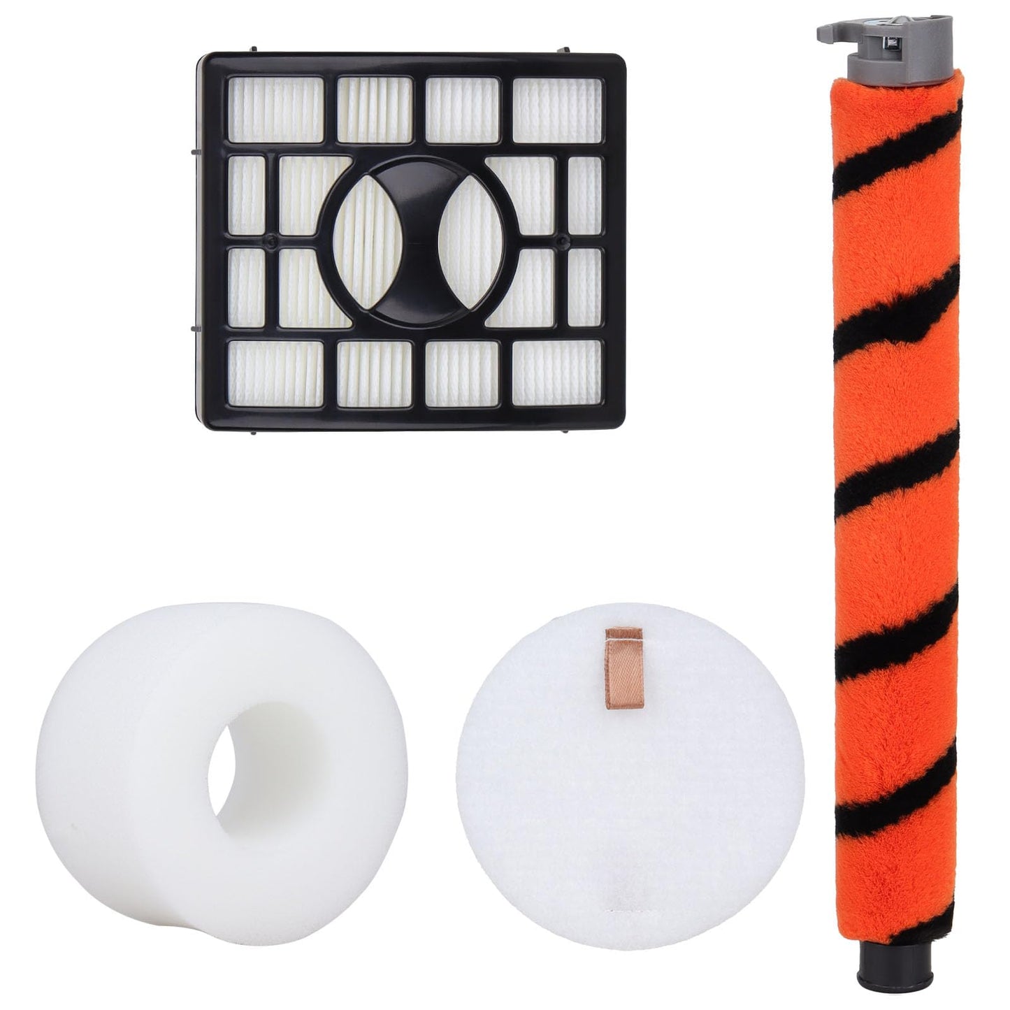 Main Roller Brush Filter Replacement Part for Shark NZ801UK,NZ801UKT, NZ801UKTSB, Include Main Roller Brush Spare Part, HEPA filter & Foam Filter
