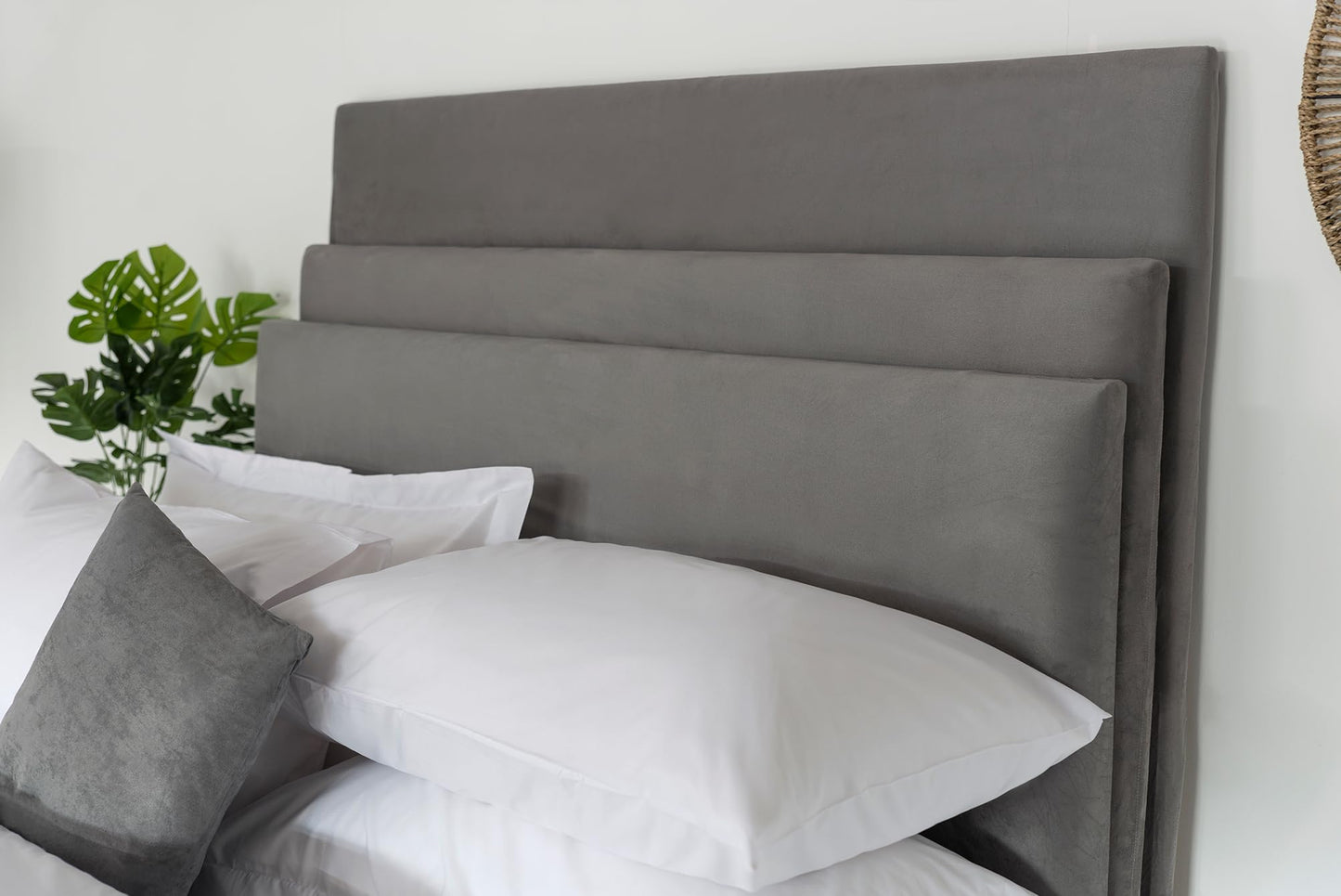 Belledorm Headboard Wrap (White, Super King)