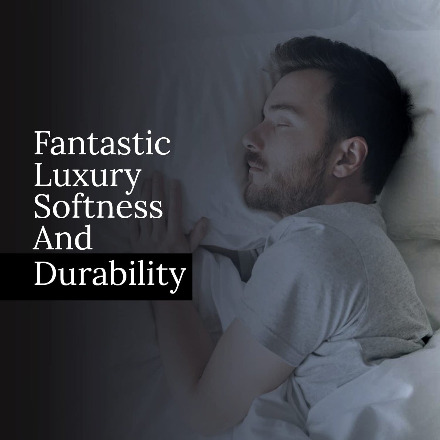 DTEX HOMES Duvet Cover 100% Pure Cotton Hotel Quality 800 Thread Count Duvet Set with Pillowcases Easy Care and Super Soft Luxury Bedding Double Duvet