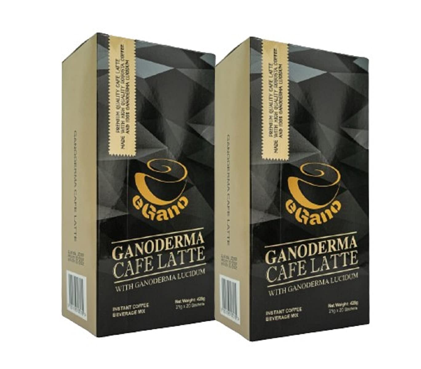 eGano 2 Boxes Premium Quality Ganoderma Cafe Latte (21g x 20 Sachets/Box)