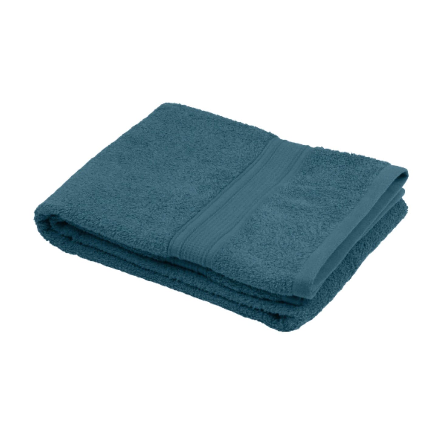 Stof - Bath Towel - Size 70 x 140 cm - 100% Organic Cotton - Petrol - Lagoon Model - Bath Linen - Wash at 40 cm