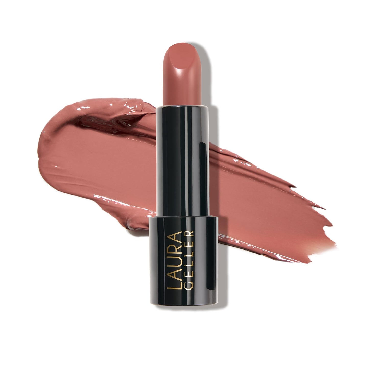 LAURA GELLER NEW YORK Modern Classic Lipstick Novel Neutral - Long Lasting Lipstick for Ultra-Rich Colour and a Luxurious, Lightweight Feel