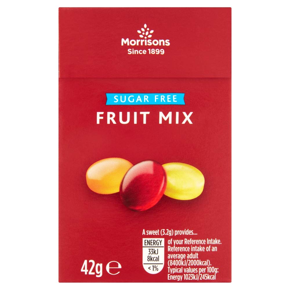 Morrisons Sugar Free Mixed Fruit Sweets 42 g x 14