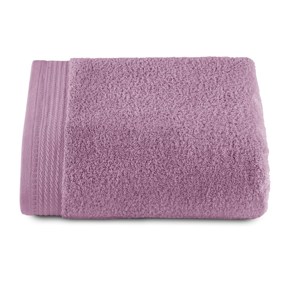 RIZO Top Towel ? Set of 1 Shower Towel ? Bath Towels ? 100% Combed Cotton ? 600 g/m2 ? Measure 70 x 140 cm ? Lilac