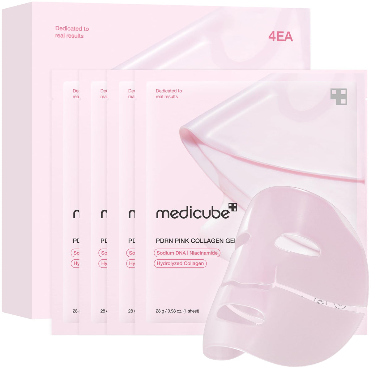 medicube Salmon DNA PDRN pink collagen jelly gel mask | overnight face mask for glass glow skin- elasticity, hydrating, firming and moisturizing |