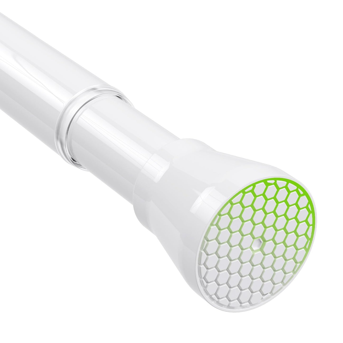 Shower Curtain Rail Extendable Curtain Poles 75-160cm Tension Rods for Curtains White Net Curtain Rods Extendable Shower Curtain Rod Telescopic