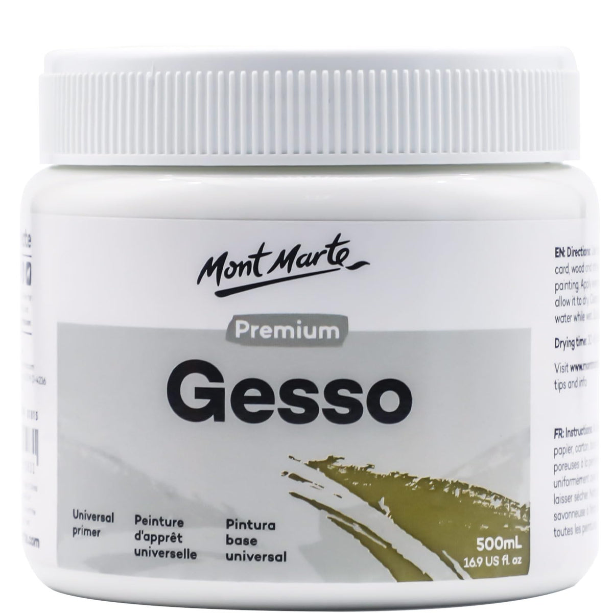MONT MARTE Premium Gesso 16.9oz 500ml