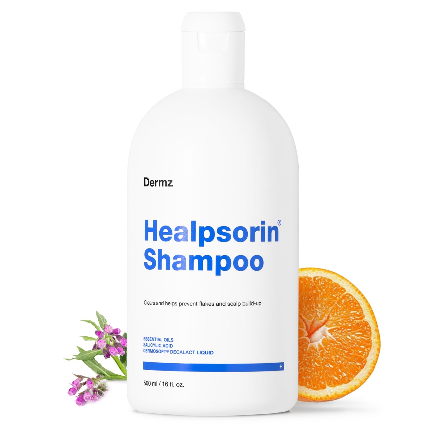 Healpsorin Psoriasis Anti Dandruff Shampoo. Flaky Scalp Psoriasis Treatment. Helps with Eczema, Dermatitis & Itchy Dry Scalp. Salicylic Acid Shampoo.