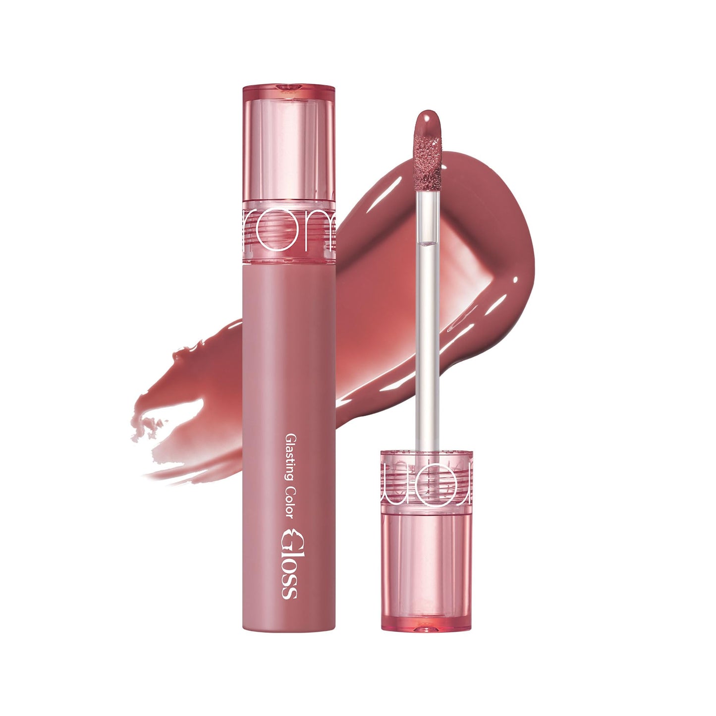 rom&nd Glasting Color Gloss 03 ROSE FINCH Plumping and Juicy Glow finish with refractive oil, Long-lasting, Vidvid Color4g 0.14oz 1er Pack