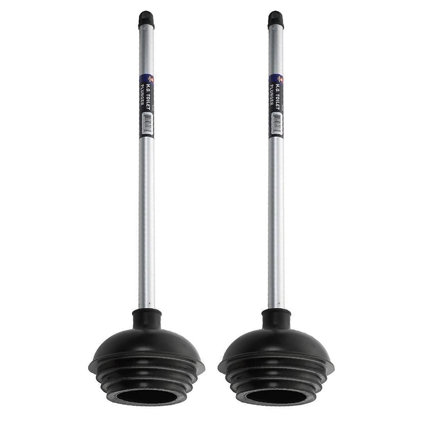 NEIKO 60170A Toilet Plungers | Dual Pack | Patented All-Angle Design | Heavy Duty | Aluminum Handle | Residential, Commercial, and Industrial Building