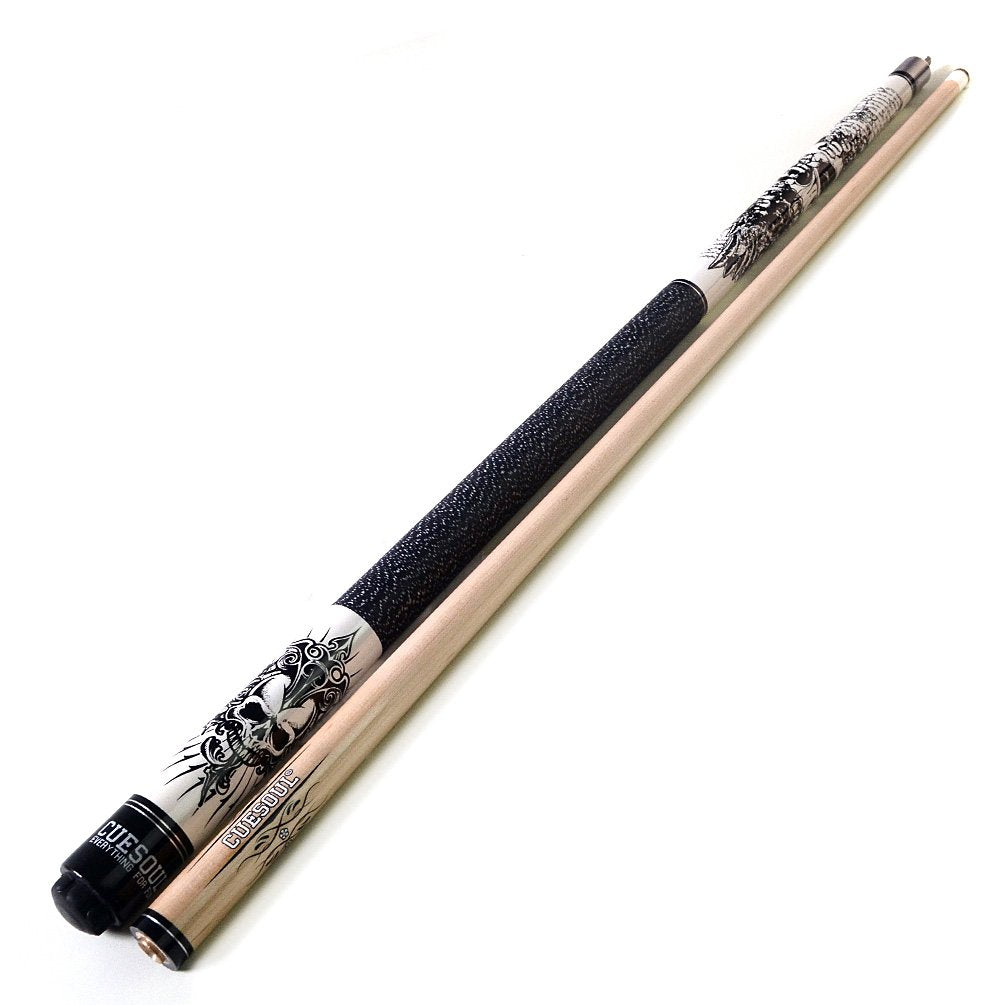 CUESOUL ROCKIN Series 58" 21oz Maple Pool Cue Stick Set with Joint Protector/Shaft Protector and Cue Towel