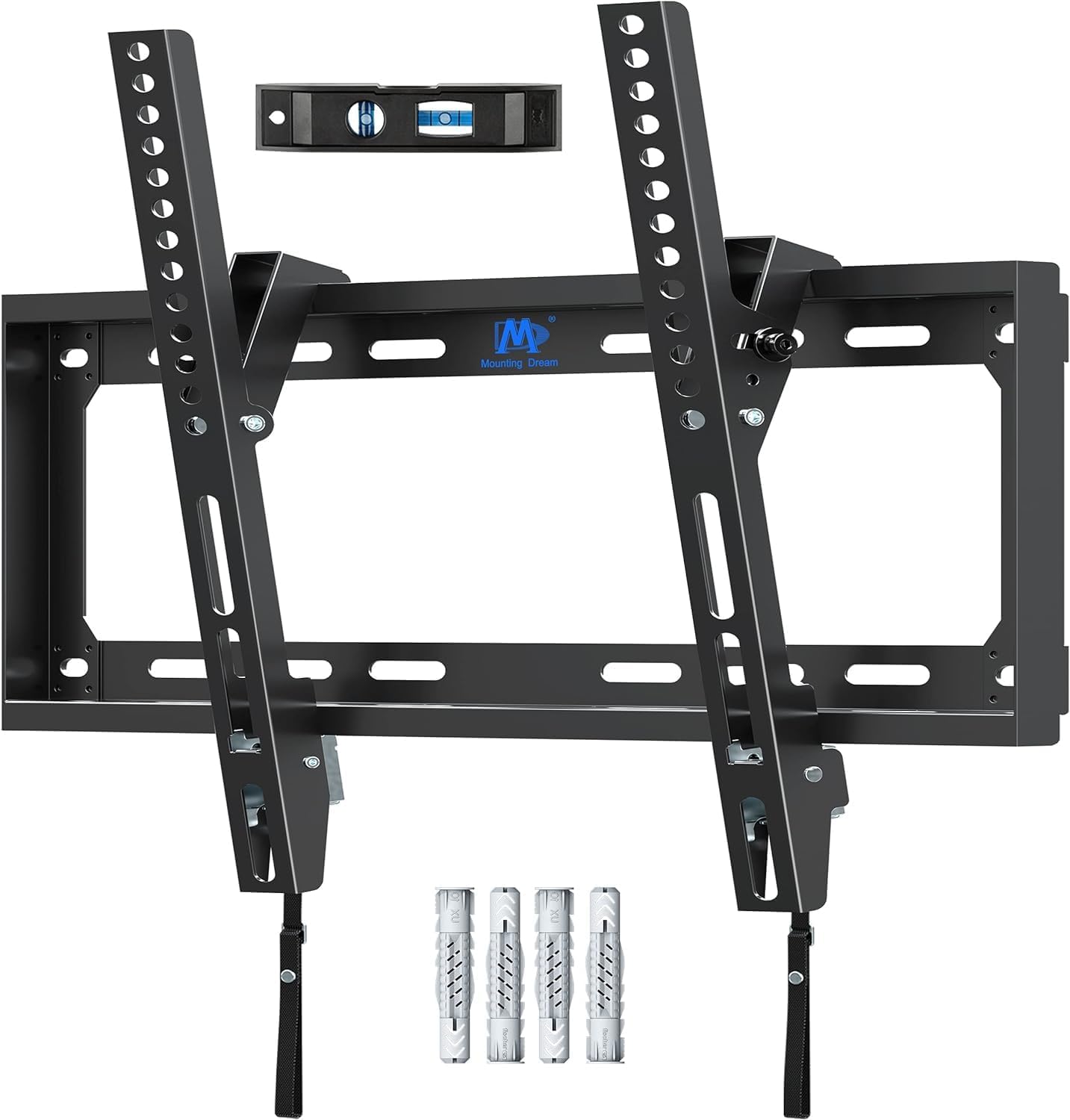 Mounting Dream Tilt TV Bracket Wall Mount, For Most 26-60 inch Flat and Curved TVs up to VESA 400x400mm and 40 KG, Ultra Slim Tilting TV Wall Bracket