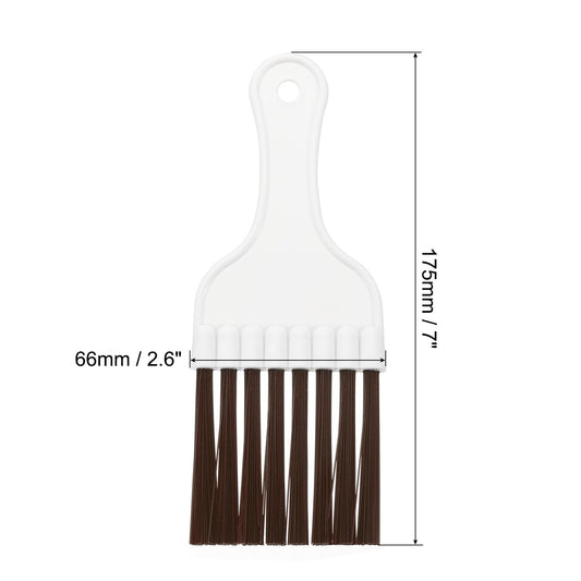 PATIKIL Air Conditioner Fin Comb, 2Pcs Plastic Whisk Brush Condenser Cleaning Brush Refrigerator Coil Fin Cleaner Radiator Repair Tool for AC