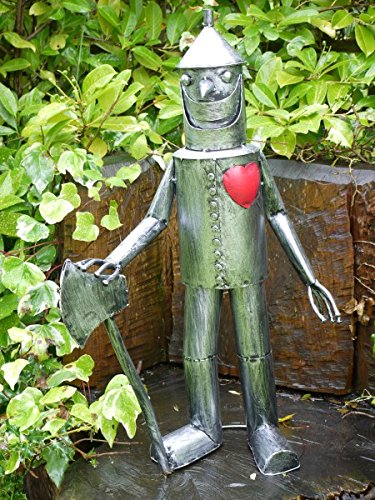 Vintage Style Wizard Of Oz Tin Man Garden Statue Ornament Home Decor Gift