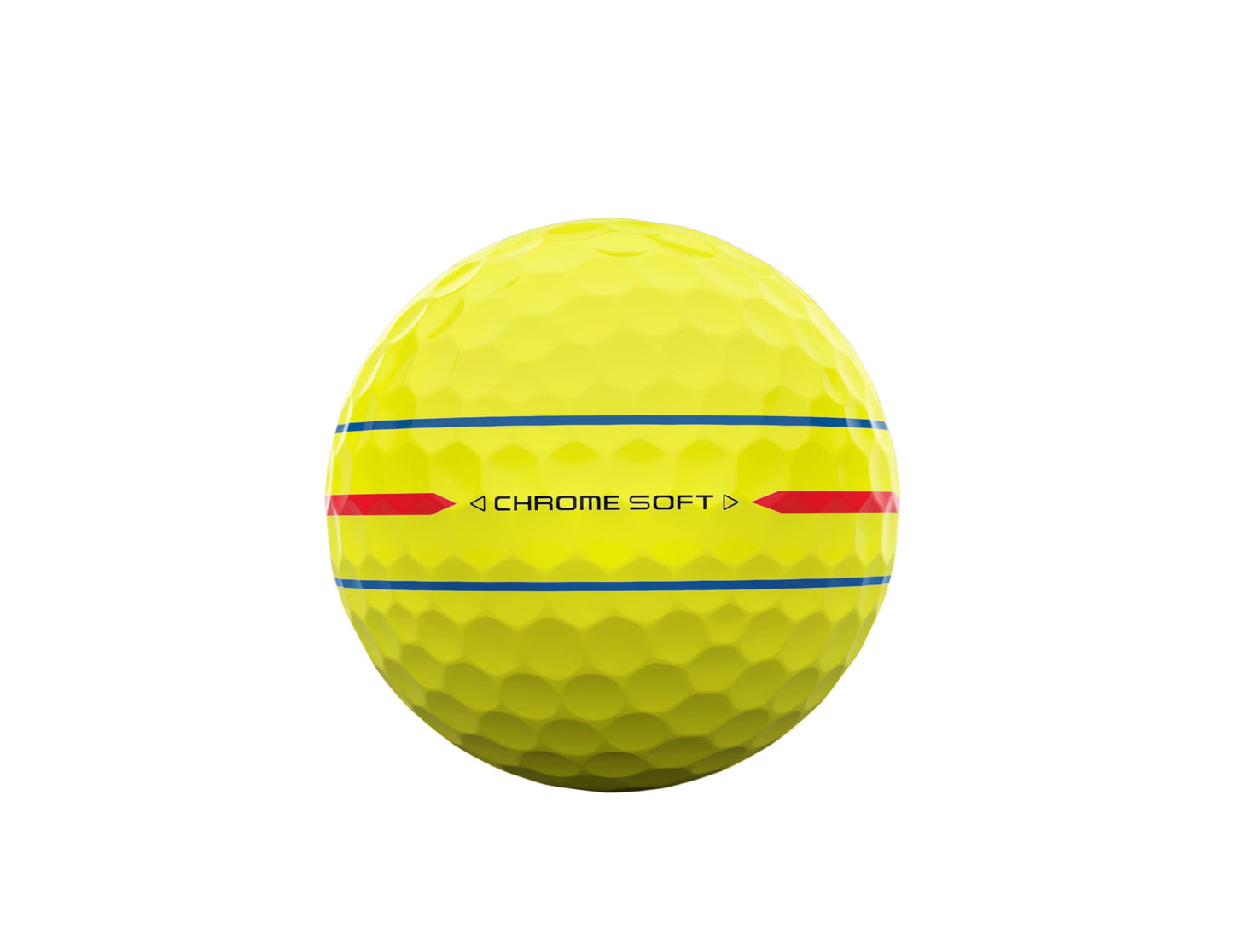 Callaway Golf Chrome Soft Premium Tour Golf Ball 2024 Yellow 360 Triple Track