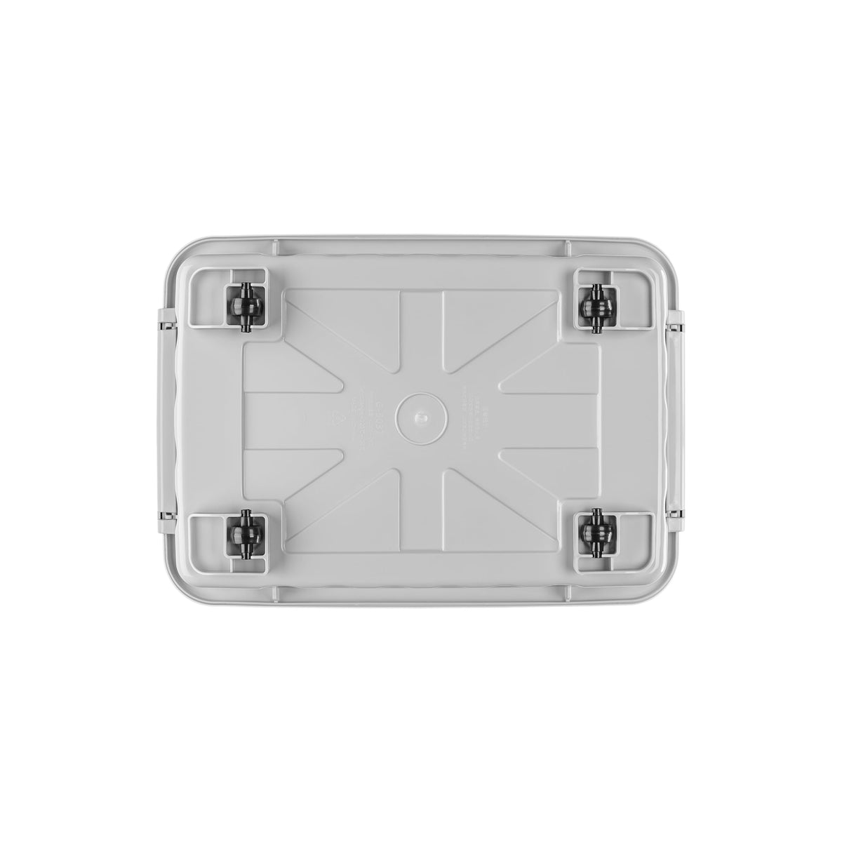 Cetomo 35L*3 Storage Boxes with Lids, Plastic Storage Box with Wheels and Secure Side Latches, Stackable & Nestable Organizer for Home, Office