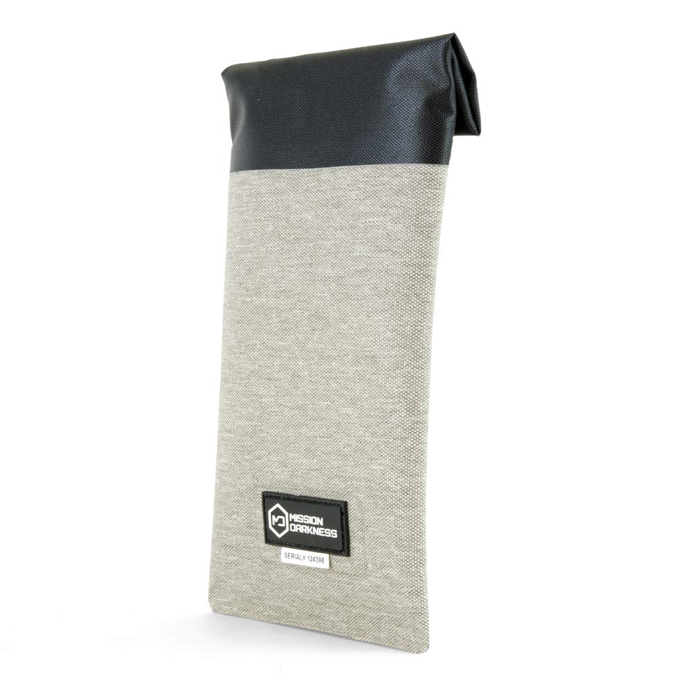 Mission Darkness Faraday Phone Sleeve // Slim Waterproof Dry Bag for Cell Phones + RF Shielding Liner // Signal Blocking, Anti-tracking, EMP Shield,