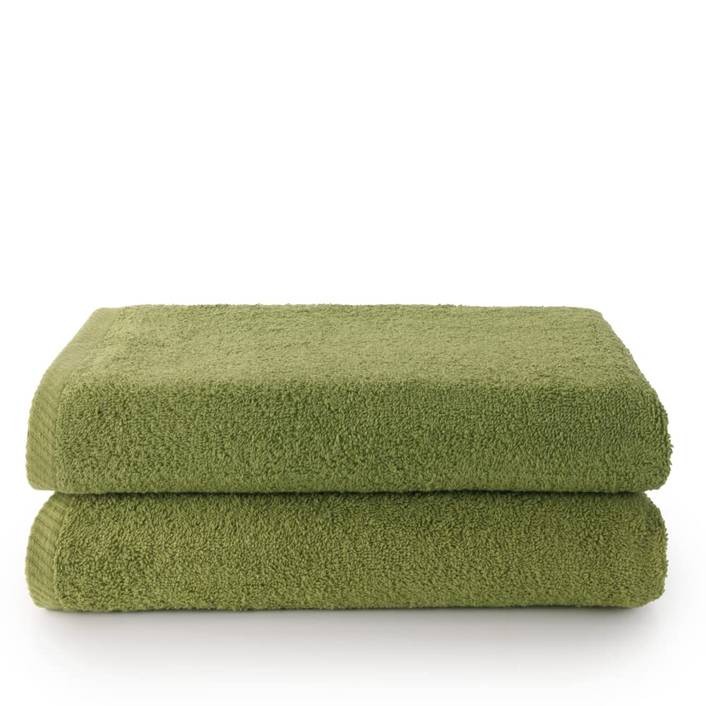 Top Towel - Plus - Large bath towels - Bath towels - 2 shower towels - 70x140 cm - 100% cotton - Sheet