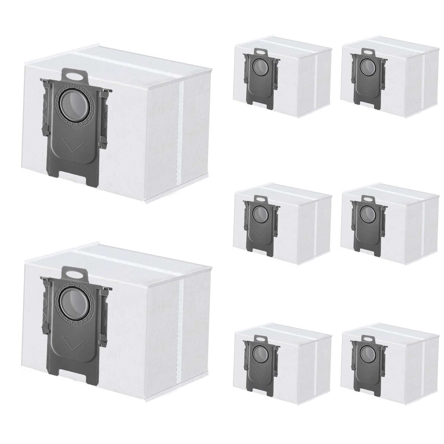 8 Packs Dust Bags for Roborock Q7 M5+/ Q7 L5+/ Q10 S5+/ Q10 X5+/ S8 Pro Ultra/ S8+/ S7 Max Ultra/ S7 MaxV Ultra/ Q5+/ Q7+/ Q7 Max+/ Q5 Pro+/ Q8 Max+