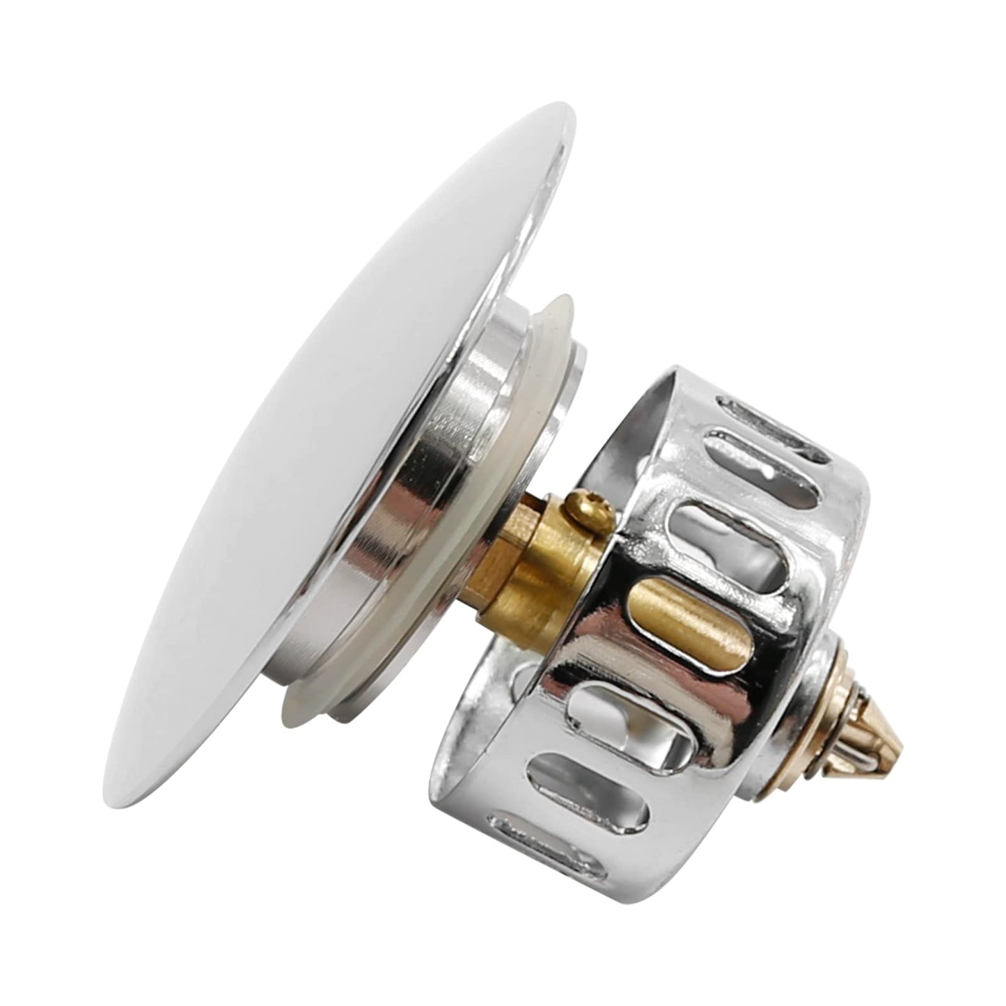 Hoypeyfiy Universal Bathtub Stopper and Tub Drain Hair Catcher Specific Size, Pop Up Bathtub Shower Anti-Clogging Design Sink Tub Stopper for Bathroom